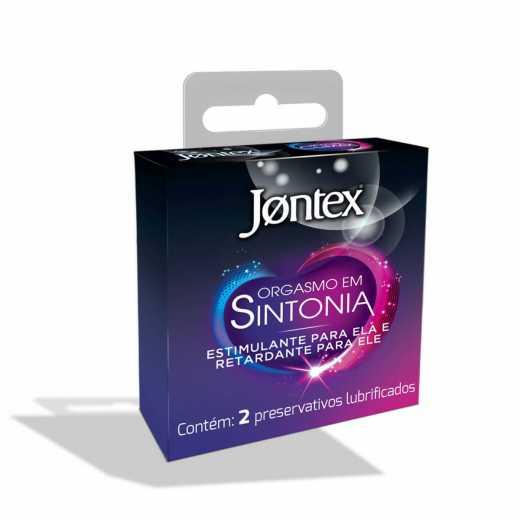 PRESERVATIVO JONTEX ORGASMO EM SINTONIA 2 - UNIDADES - 1