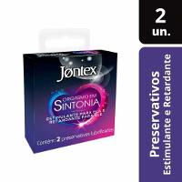 PRESERVATIVO JONTEX ORGASMO EM SINTONIA 2 - UNIDADES - 2