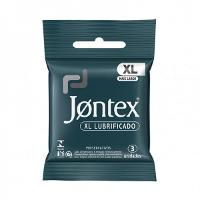 Preservativo lubrificado jontex xl com 3 unidades - 1