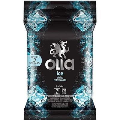 Preservativo Olla Ice Com 03 Unidades