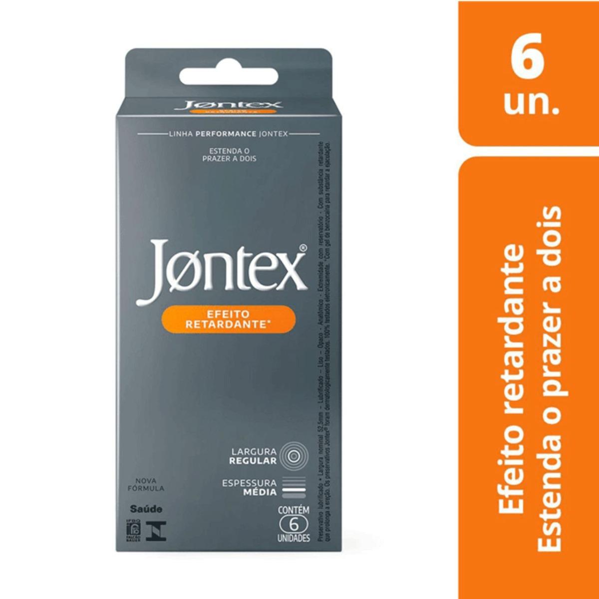 Jontex Preservativo Efeito Retardante  com 6 Unidades - 3