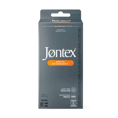 Jontex Preservativo Efeito Retardante  com 6 Unidades
