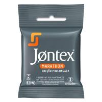 Jontex Preservativo Marathon Ereção Prolongada com 3 Unidades - 1