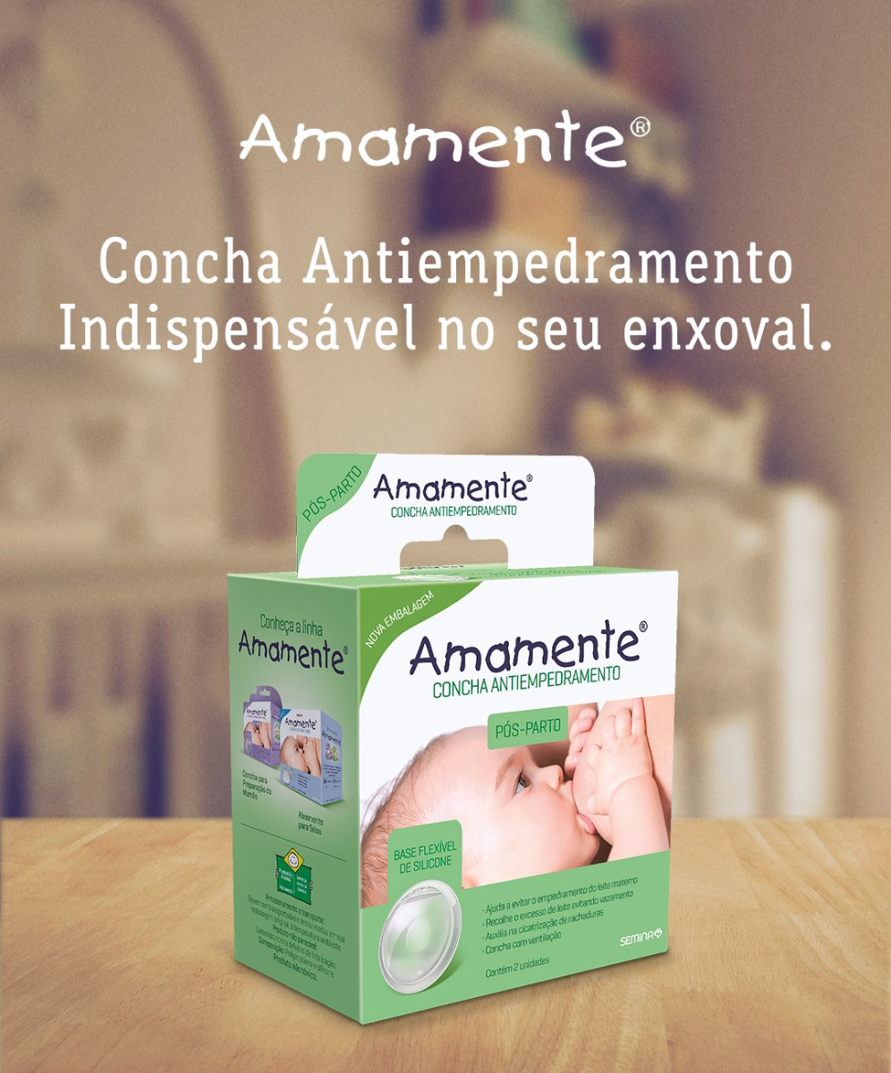 AMAMENTE CONCHA ANTIEMPEDRAMENTO | BASE FLEXÍVEL - PÓS-PARTO - 3