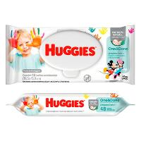 LENÇO UMEDECIDO HUGGIES ONE & DONE 48 UNIDADES - 1