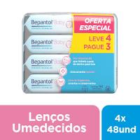 kit Lenço Umedecido Bepantol Baby 4 Pacotes 48 unidades - 2