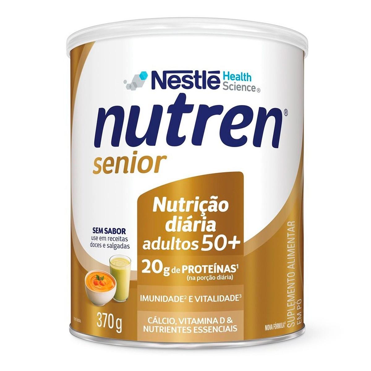 Complemento Alimentar Nutren Senior Sem Sabor 370g - 1