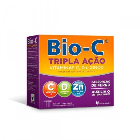 Suplemento Alimentar Bio - C Tripla Ação 30 Comprimidos Efervescentes - 2
