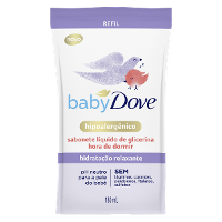 Sabonete Líquido Baby Dove Hidratação Relaxante Refil com 180ml - 2