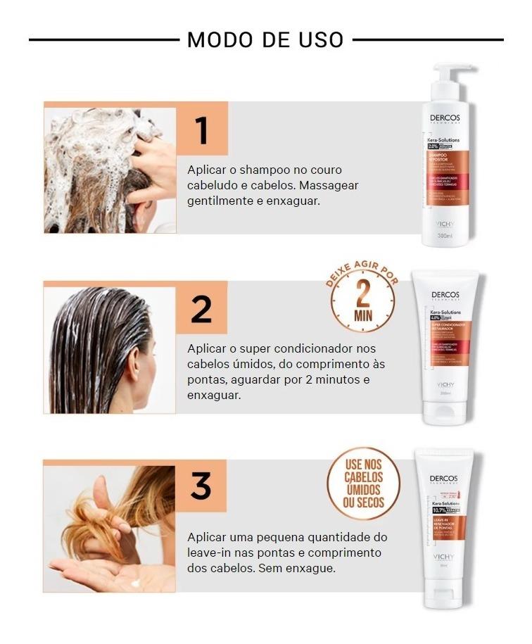 VICHY DERCOS LEAVE IN KERA SOLUTIONS 50ML - 4