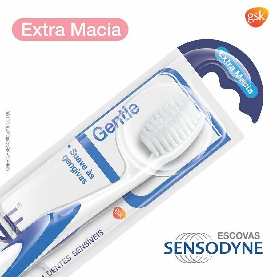 ESCOVA DE DENTE SENSODYNE GENTLE EXTRA MACIA 1 UNIDADE - 2