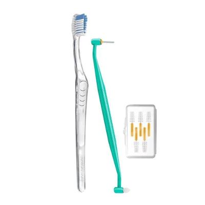 KIT DENTAL PARA APARELHOS COM ESCOVAS INTERDENTAIS