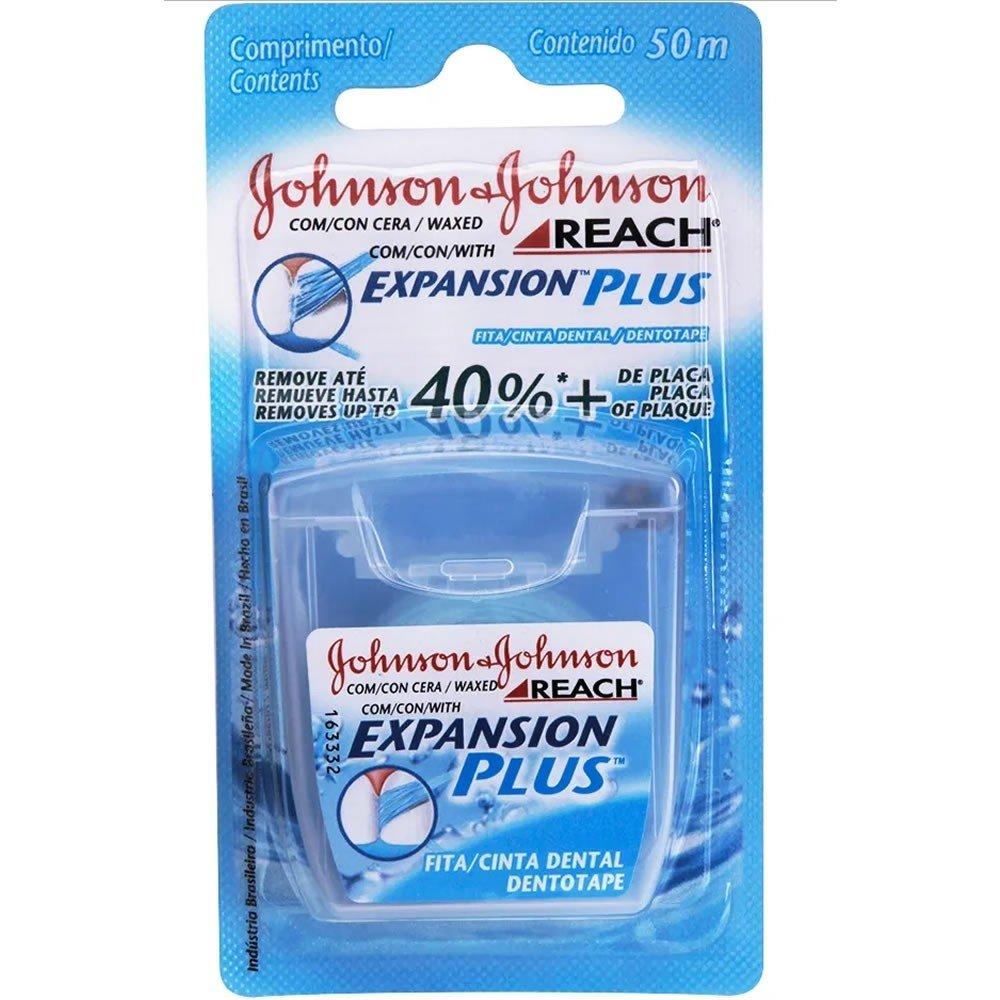 FIO DENTAL JOHNSON E JOHNSON REACH PLUS 50 METROS - 1