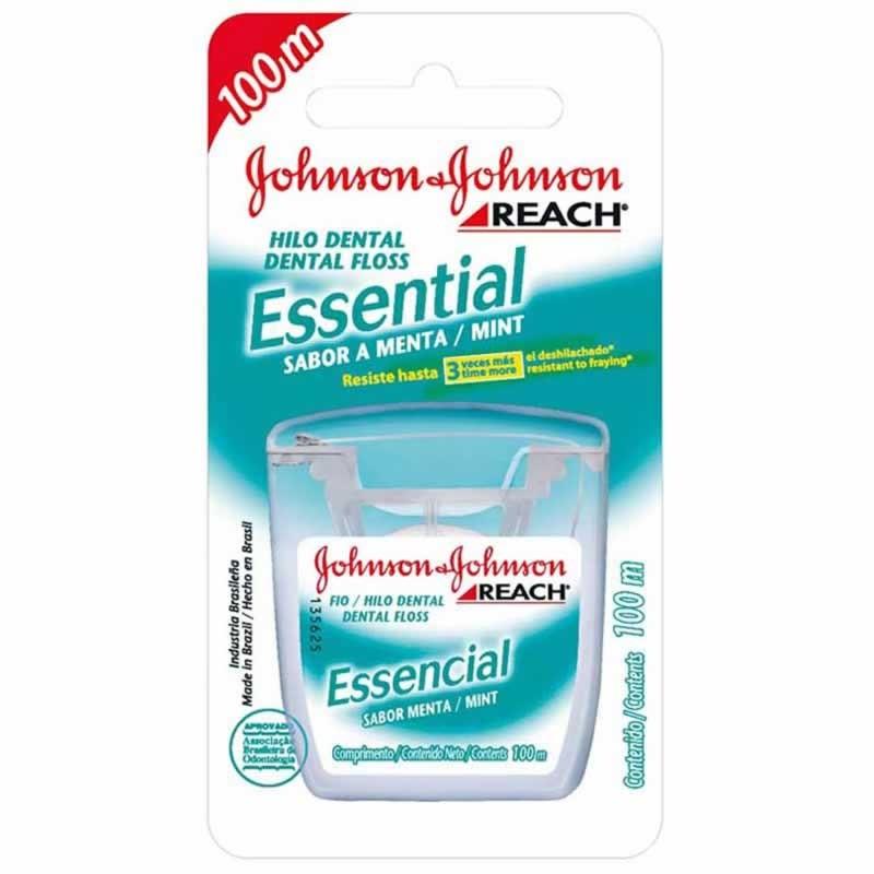 Fio Dental Johnson's Reach Essencial Sabor Menta 100 Metros - 1