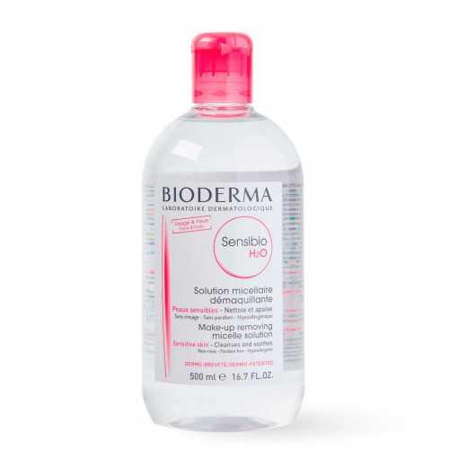ÁGUA MICELAR DERMATOLÓGICA BIODERMA SENSIBIO H2O COM 500ML - 1