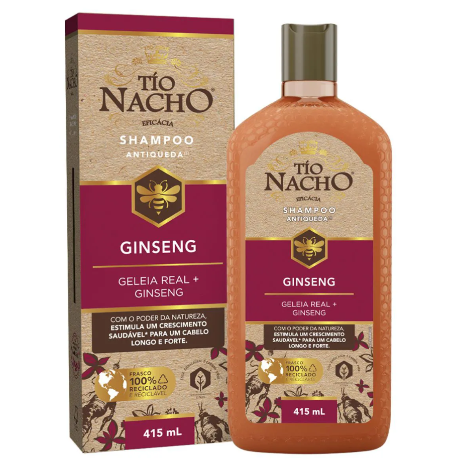 Shampoo tío nacho antiqueda ginseng 415ml - 1