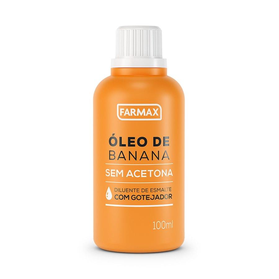 ÓLEO DE BANANA SEM ACETONA FARMAX 100ML - 1