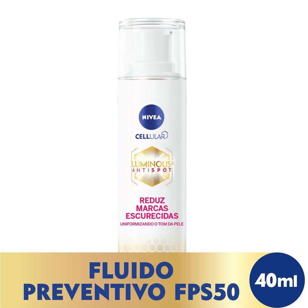 FLUÍDO FACIAL NIVEA LUMINOUS 630º FPS50 40ML - 2