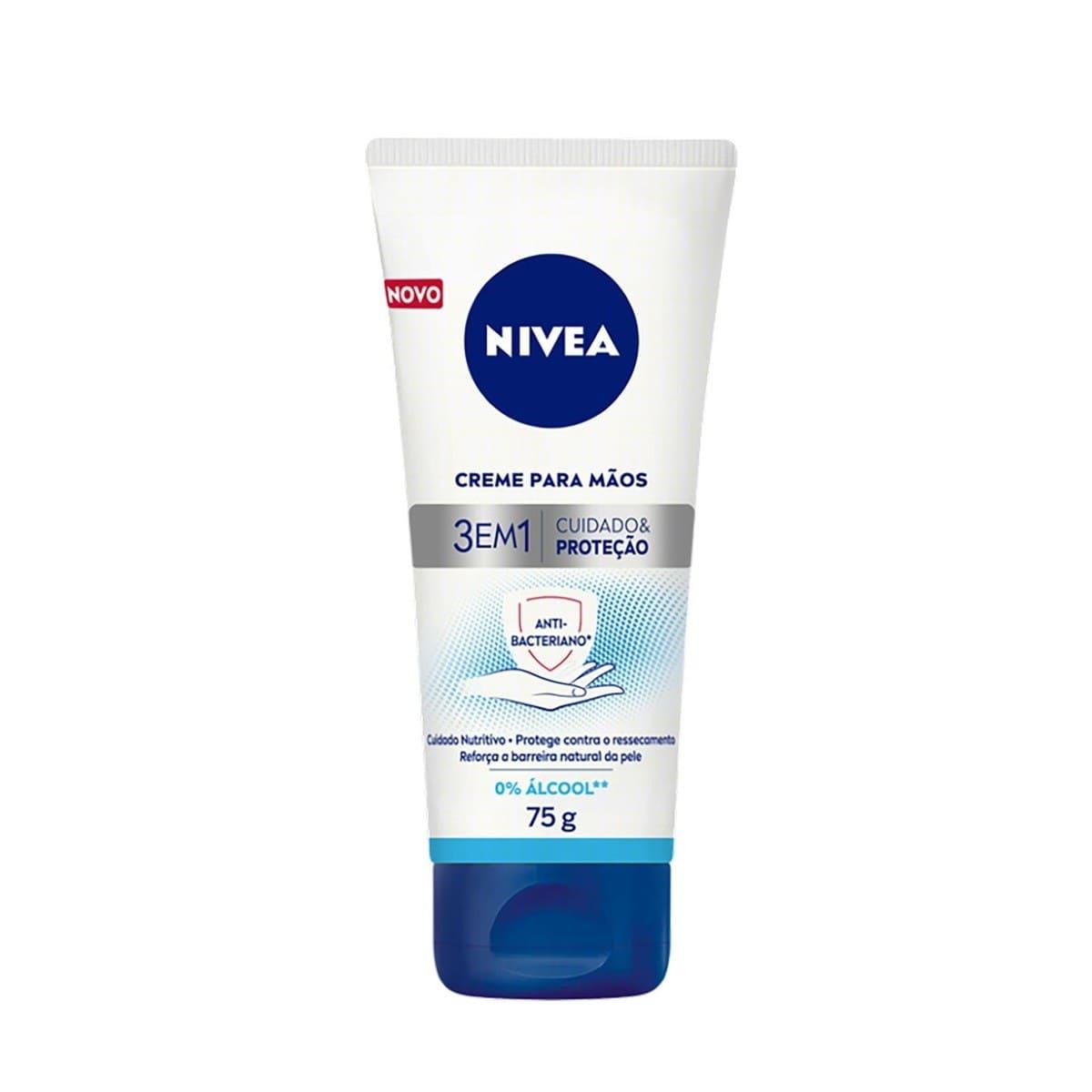 NIVEA DEO HIDRATANTE 3EM1 ANTIBAC 75G - 1