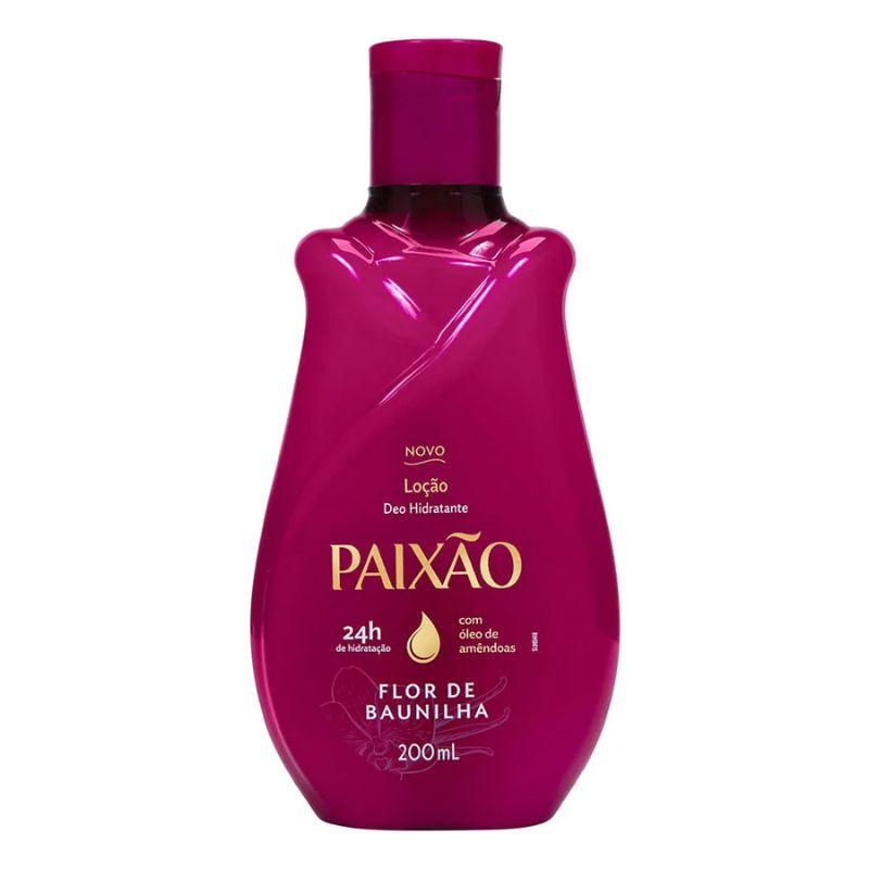 Loção Hidratante Paixão Flor de Baunilha com ação desodorante 200ml - 1