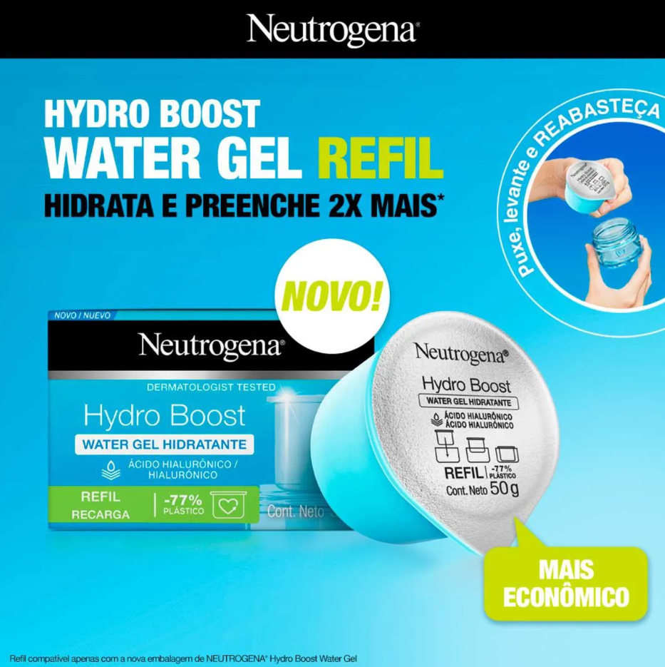 Neutrogena Hydro Boost Water Gel Hidratante Facial Refil 50g - 4