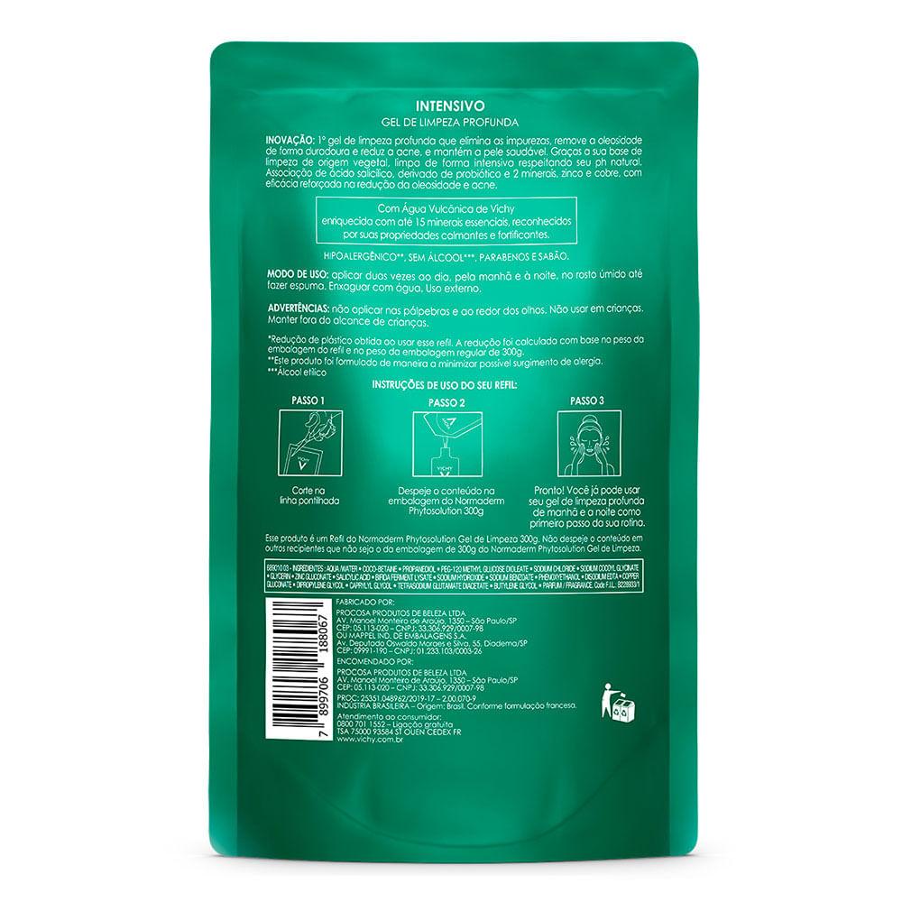 REFIL GEL DE LIMPEZA PROFUNDA VICHY NORMADERM PHYTOSOLUTION 240G - 2