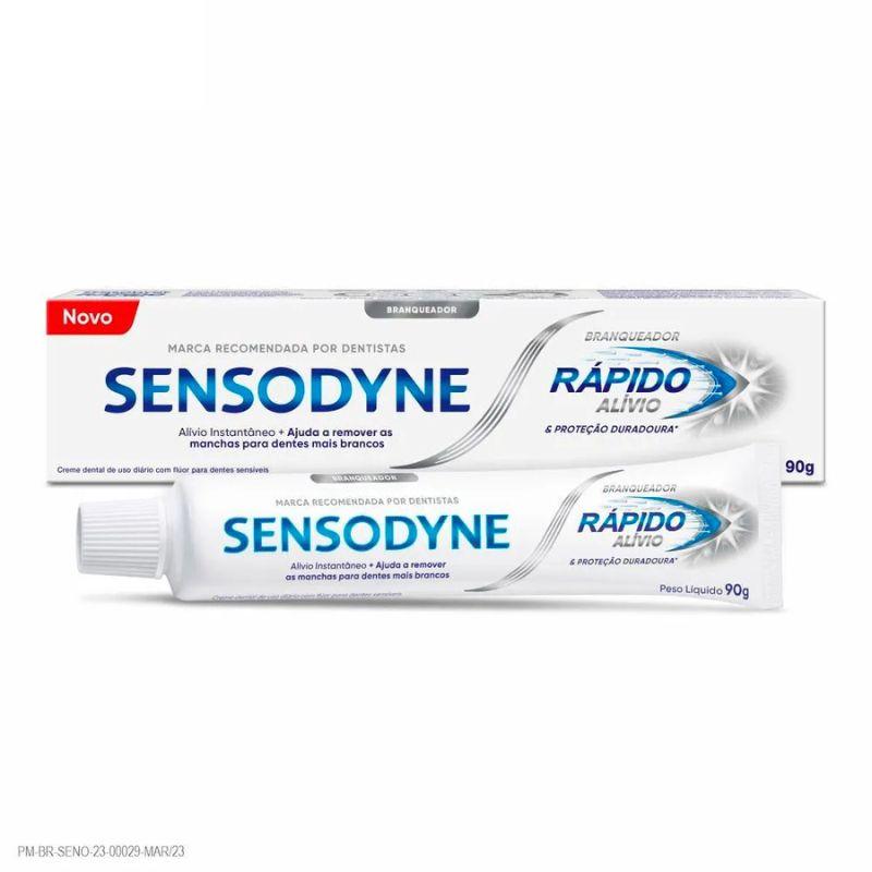 Crene Dental Sensodyne Rápido Alívio Branqueador 90g - 2