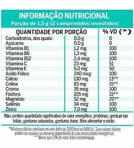 SUPLEMENTO VITAMÍNICO LAVITAN MEMÓRIA 60 COMPRIMIDOS - 2
