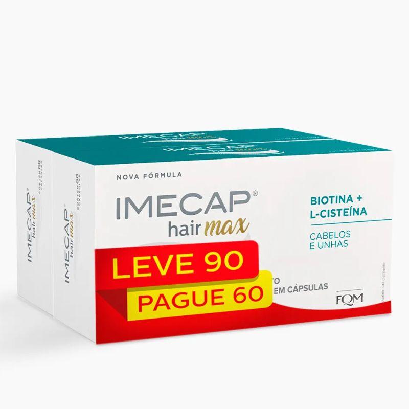 Imecap Hair Max Cabelos e Unhas pague 60 leve 90 cápsulas - 1