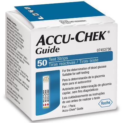 ACCU CHEK GUIDE C/50  TIRAS