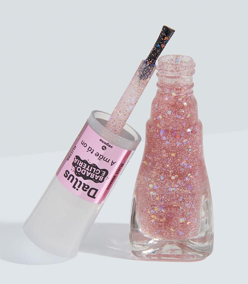 ESMALTE BABADO E GLITERIA - A MÃE TÁ ON - 1
