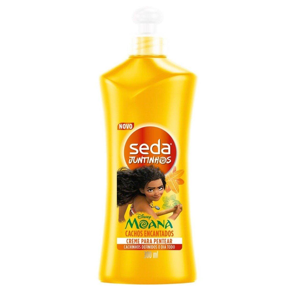 Creme para Pentear Infantil Seda Juntinhos Moana Cachos Encantados com 300ml - 1