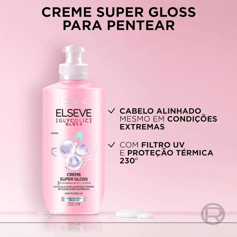 Creme Pentear Elseve Glycolic Gloss 250ml - 4