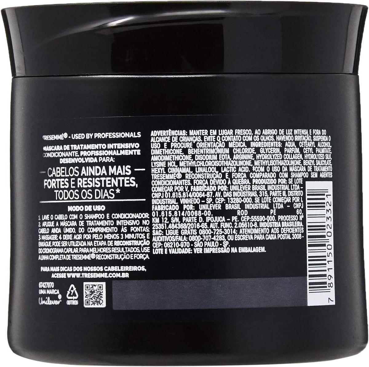 CREME DE TRATAMENTO TRESEMMÉ RECONSTRUÇÃO E FORÇA 400G - 2