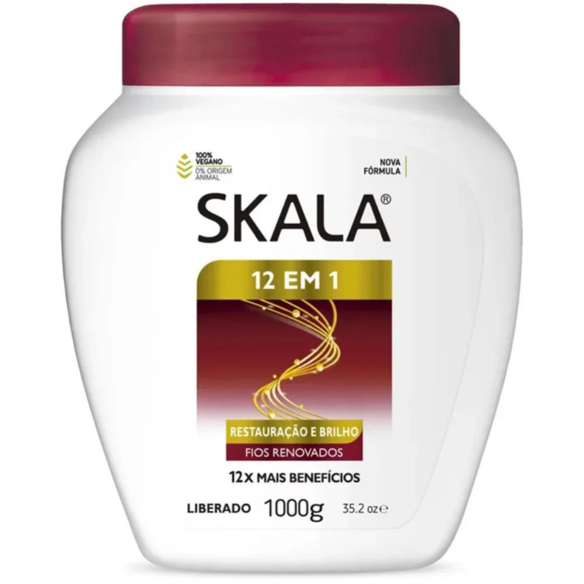 CREME DE TRATAMENTO SKALA PROFISSIONAL 12 EM 1 PLUS 1KG - 1