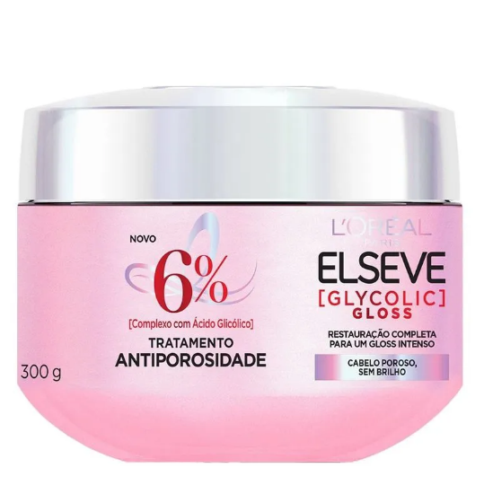 Creme de Tratamento Elseve Glycolic Gloss 300g - 1