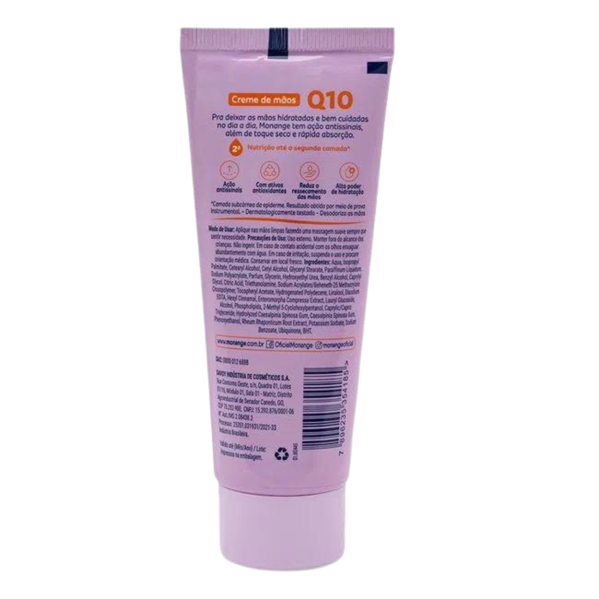 Creme para Mãos Monange Q10 e Vitamina E - 75g - 2