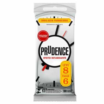 CAMISINHA PRUDENCE EFEITO RETARDANTE 8 UNIDADES