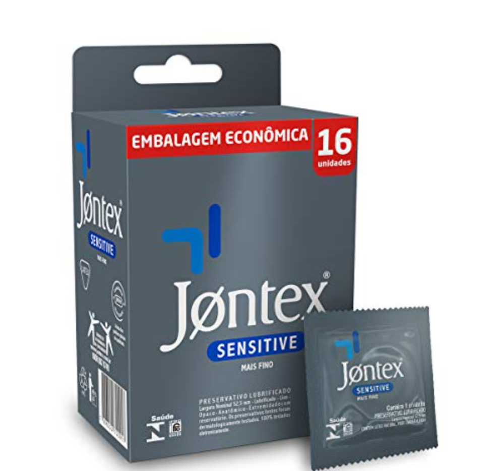 Camisinha Jontex Sensitive com 16 Unidades - 1