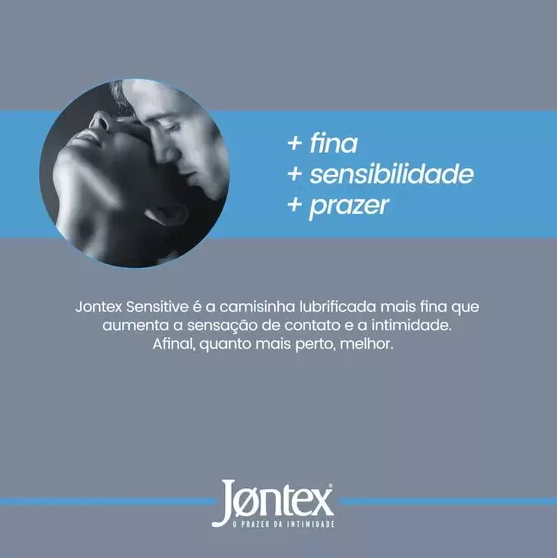 Camisinha Jontex Sensitive com 16 Unidades - 3