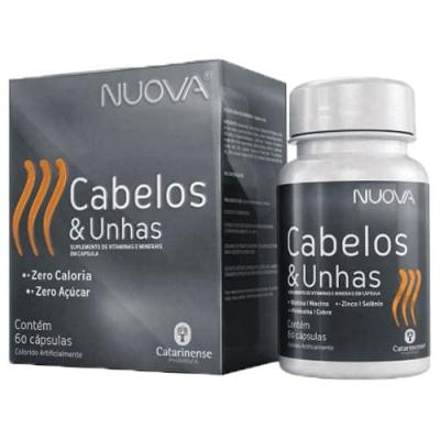 NUOVA CABELOS E UNHAS 60 CÁPSULAS