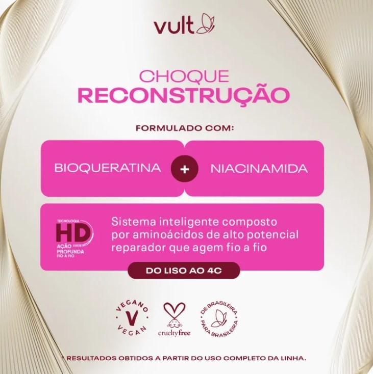 Leave-In Spray Vult Cabelos Choque de Reconstrução 100ml - 4