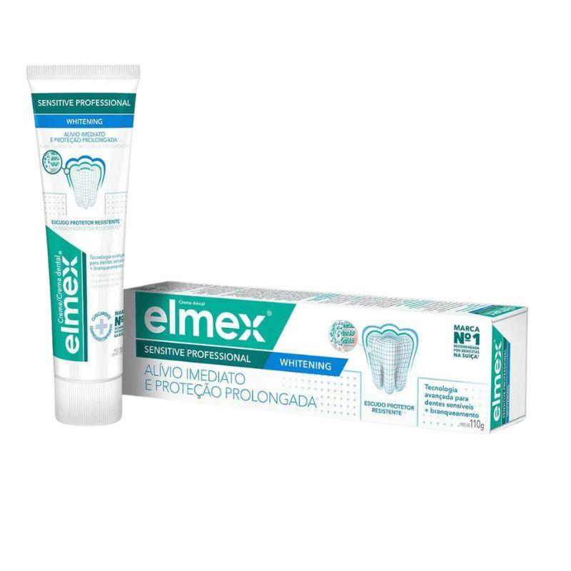 Pasta de Dente Elmex Sensitive Whitening com 110g - 4