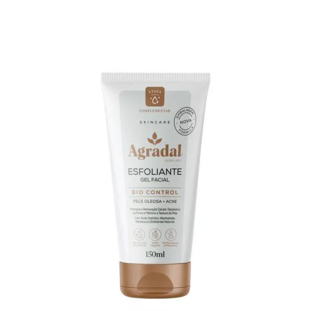 Gel Esfoliante Facial Agradal  Bio Control 150ml - 1