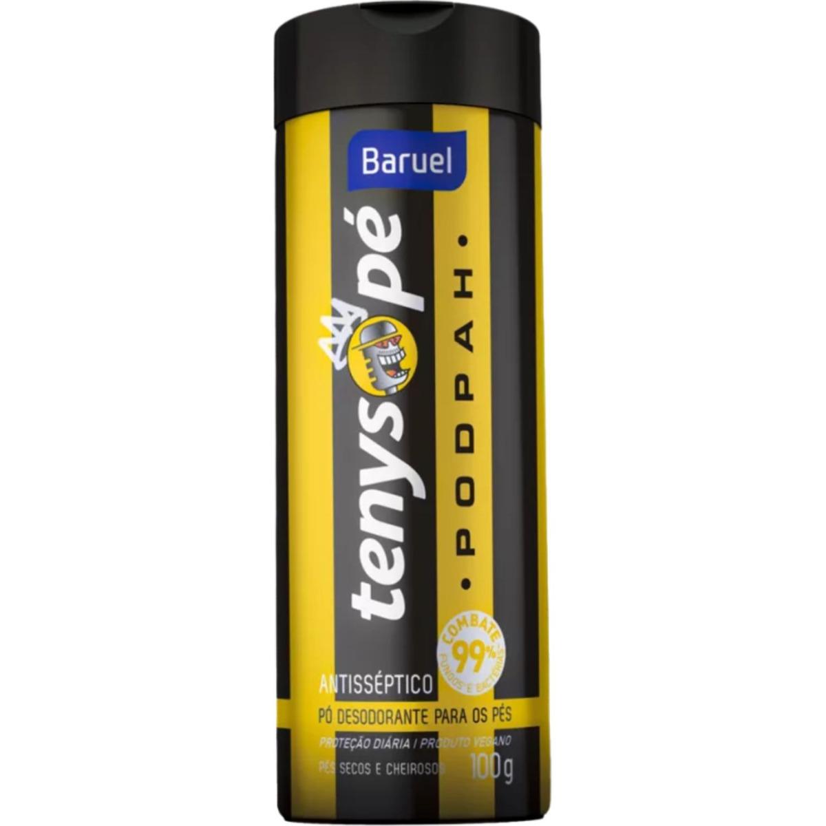 Tenys Pé Antisséptico em Pó Desodorante Baruel 100g Podpah - 1