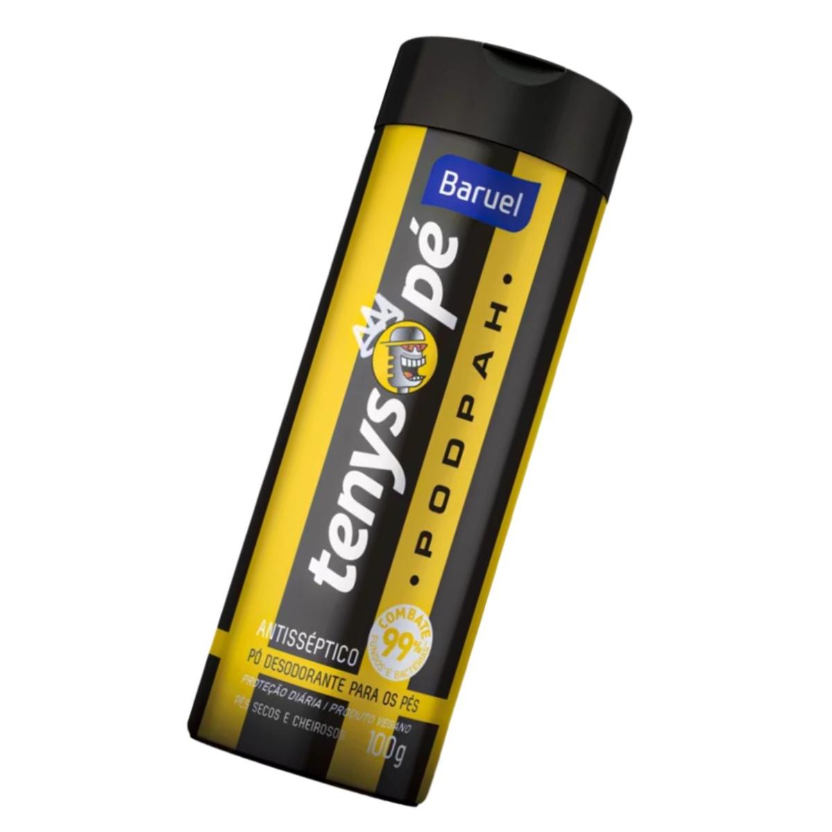 Tenys Pé Antisséptico em Pó Desodorante Baruel 100g Podpah - 3