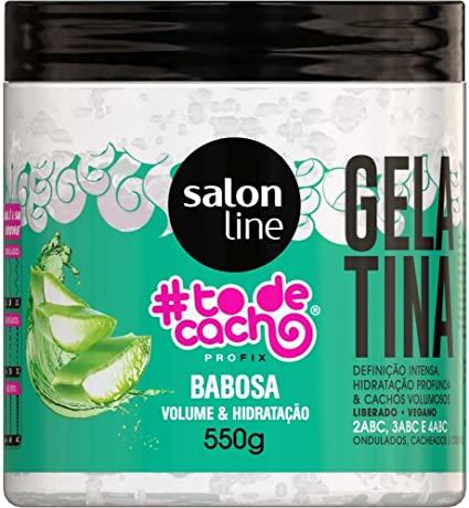Gelatina Babosa #todecacho Volumão e Hidratação Salon Line 550g - 1