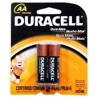 PILHA DURACEL ALCALINA PEQUENA (AA) - 2 UNIDADES - 1