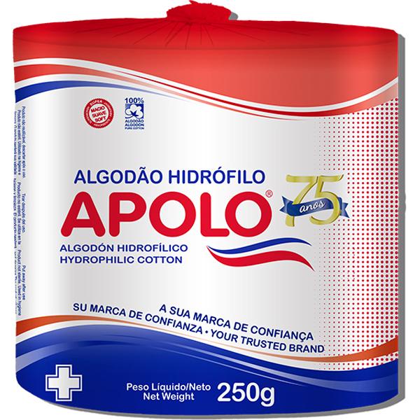 ALGODÃO HIDRÓFILO APOLO ROLO 250G - 1