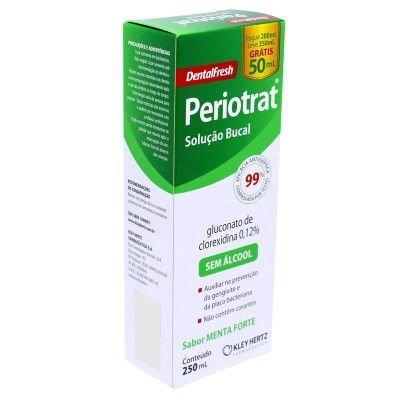 PERIOTRAT DENTAL FRESH MENTA FORTE SEM ÁLCOOL 250ML - 1